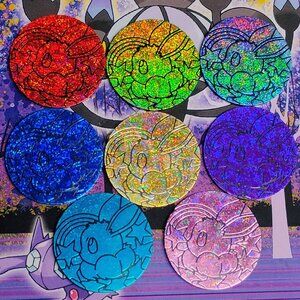 Pokemon Prismatic Evolutions Eevee Coins TCG Mini Tin Promo Coin Lot Collect